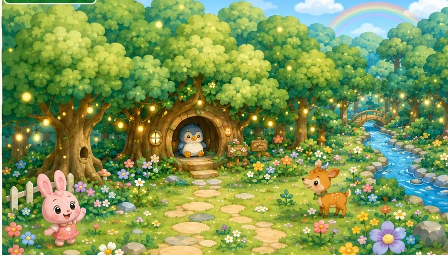 ふわふわ森